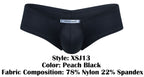 Justin + Simon Cheeky Bulge Boxer - Peach Black