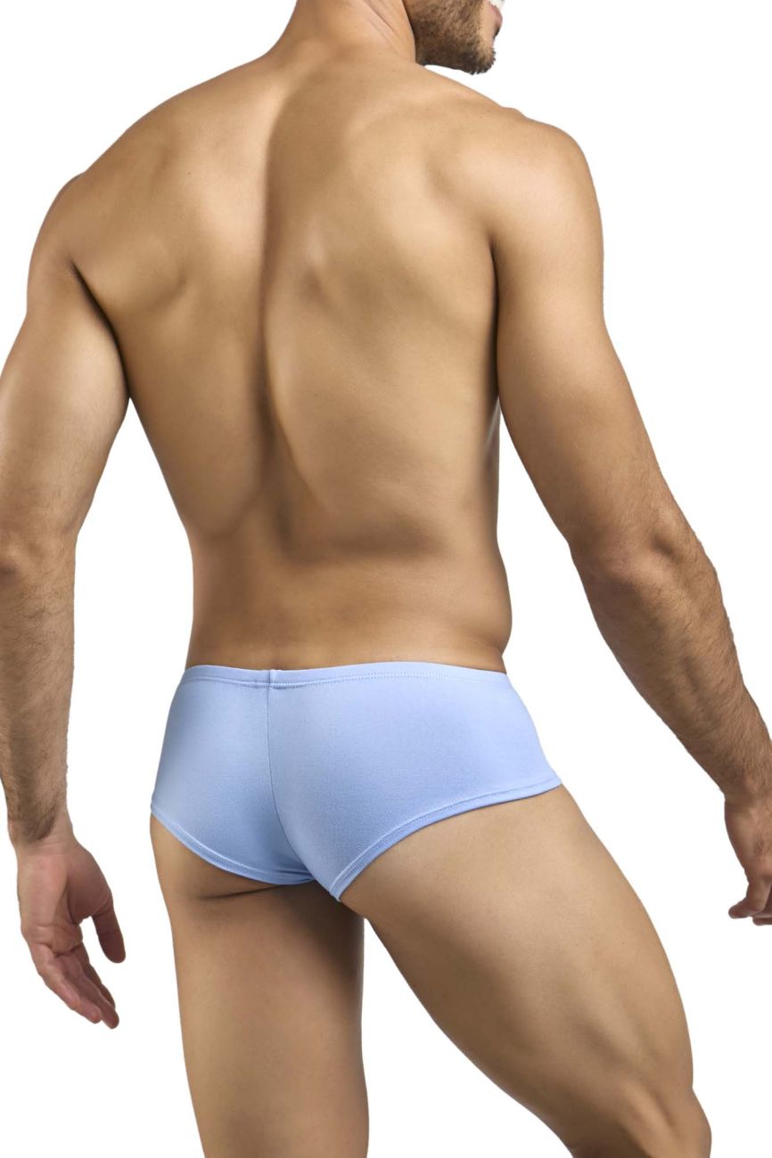 Justin + Simon Cheeky Bulge Boxer - Peach Blue
