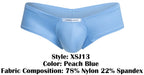 Justin + Simon Cheeky Bulge Boxer - Peach Blue