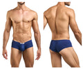 Justin + Simon Cheeky Bulge Boxer - Peach Navy