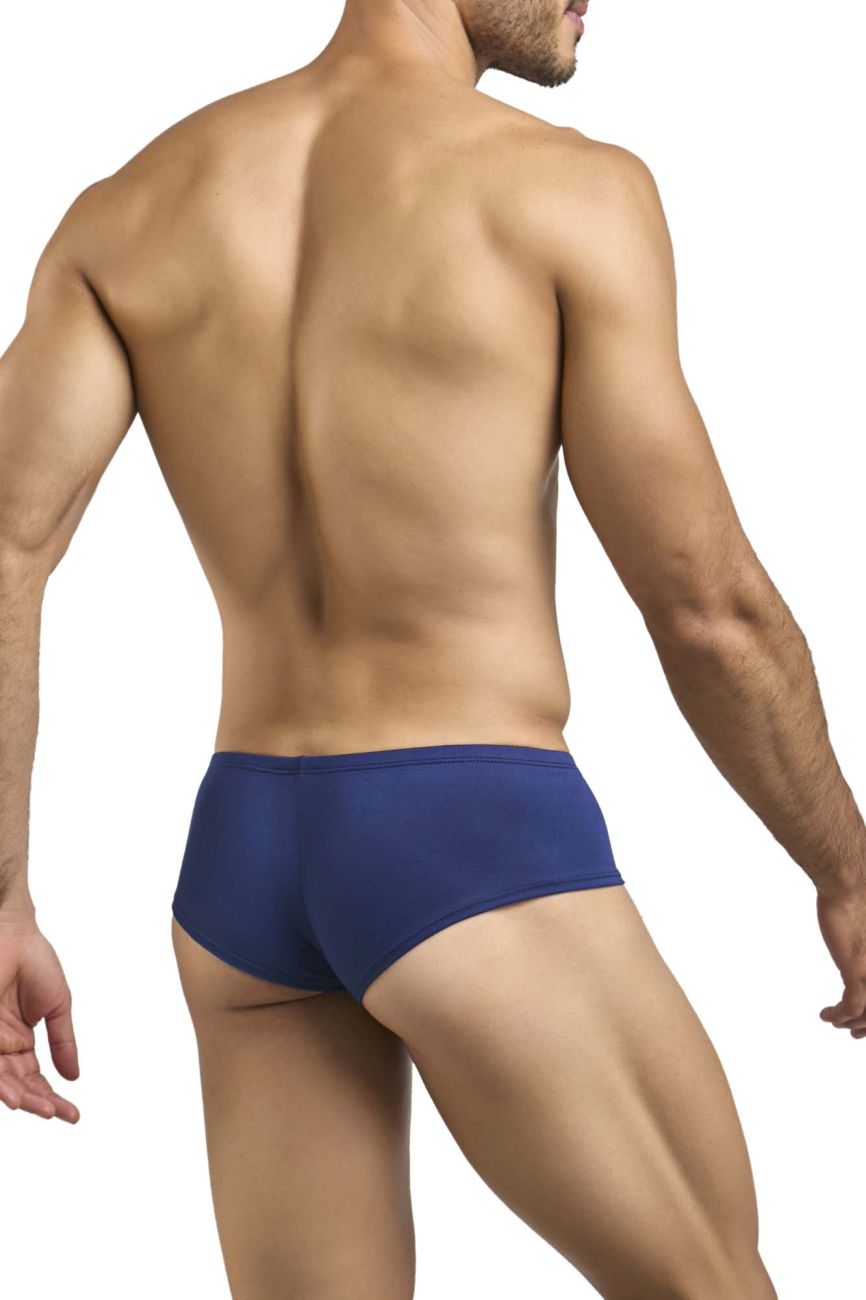 Justin + Simon Cheeky Bulge Boxer - Peach Navy