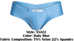 Justin + Simon Cheek Briefs - Baby Blue