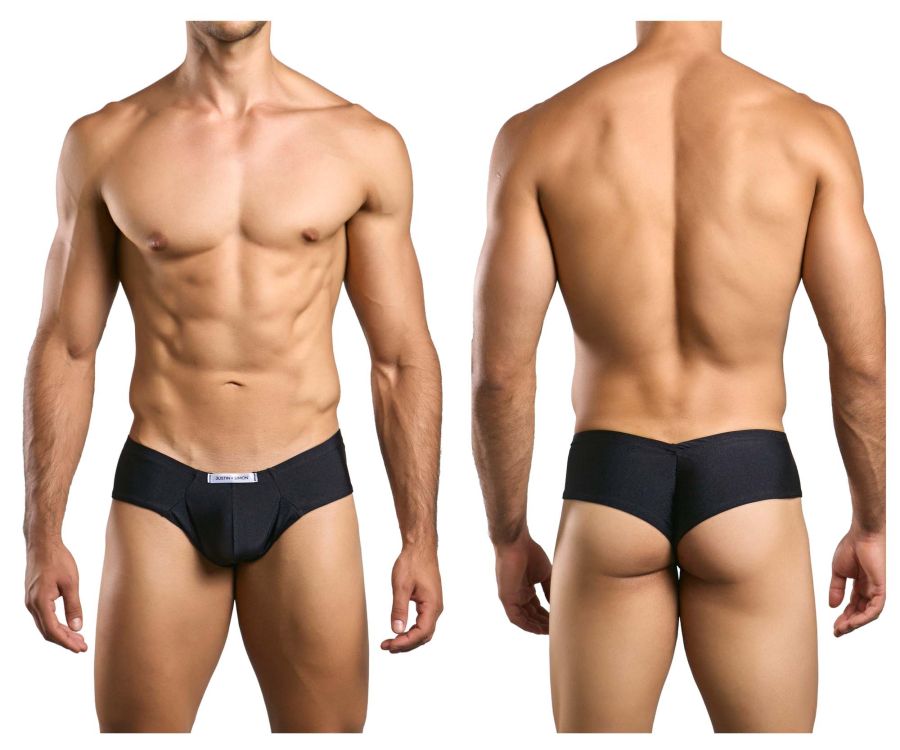 Justin + Simon Cheek Briefs - Black