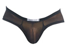 Justin + Simon Cheek Briefs - Black Mesh
