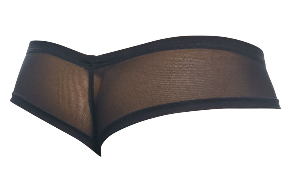 Justin + Simon Cheek Briefs - Black Mesh