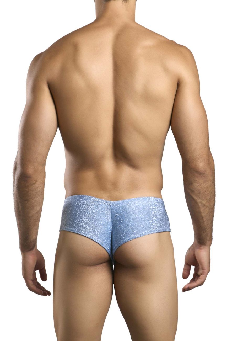 Justin + Simon Cheek Briefs - Lurex Blue