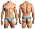 Justin + Simon Cheek Briefs - Metal Green