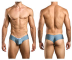 Justin + Simon Cheek Briefs - Metal Green