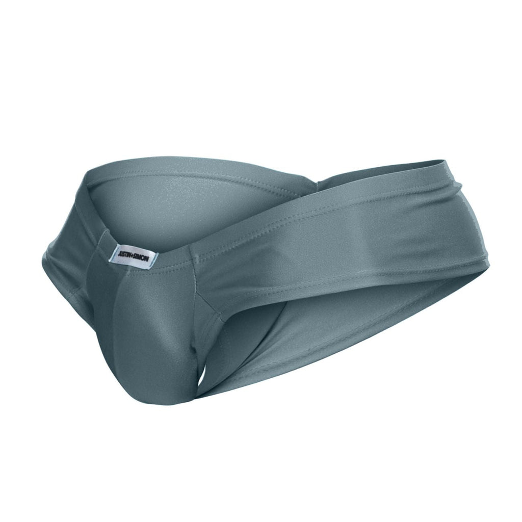 Justin + Simon Cheek Briefs - Metal Green