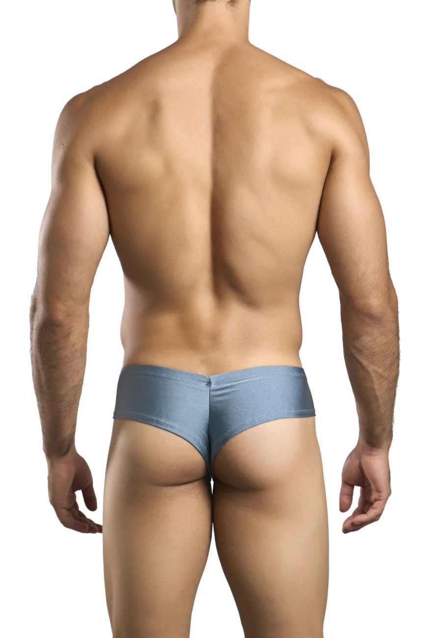 Justin + Simon Cheek Briefs - Metal Green