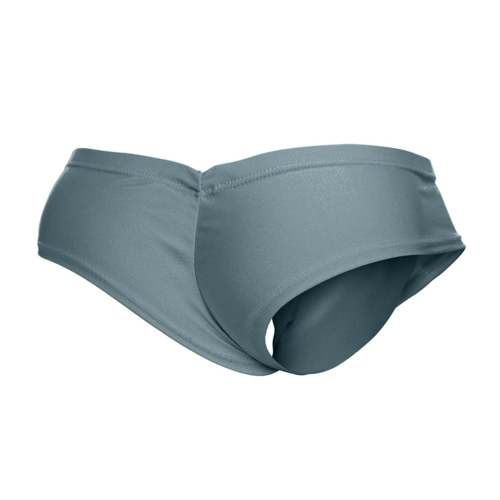 Justin + Simon Cheek Briefs - Metal Green