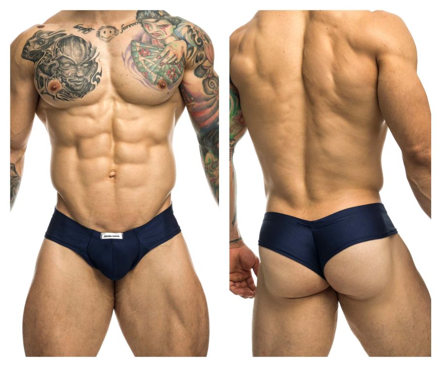 Justin + Simon Cheek Briefs - Navy