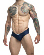 Justin + Simon Cheek Briefs - Navy