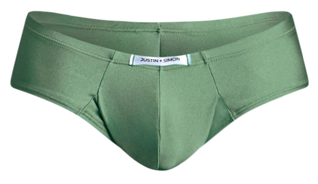 Justin + Simon Cheek Briefs - New Green
