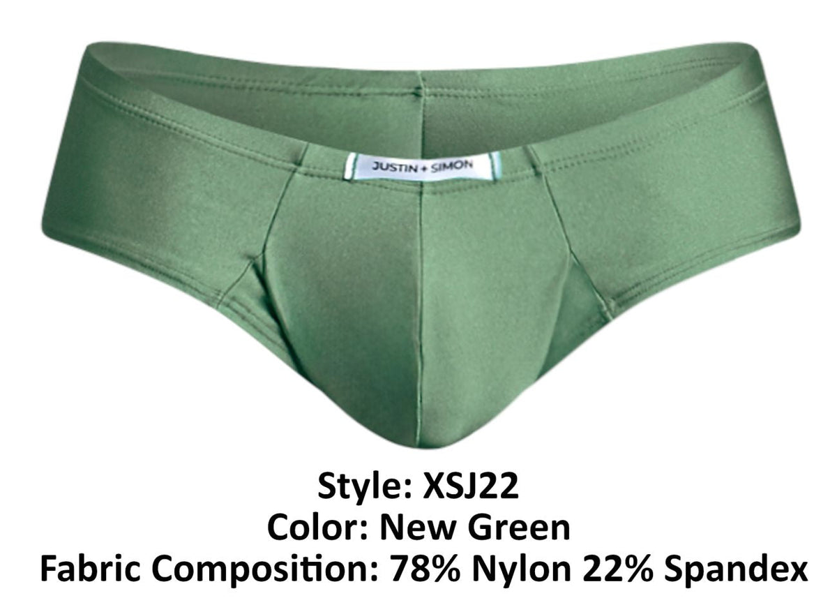 Justin + Simon Cheek Briefs - New Green