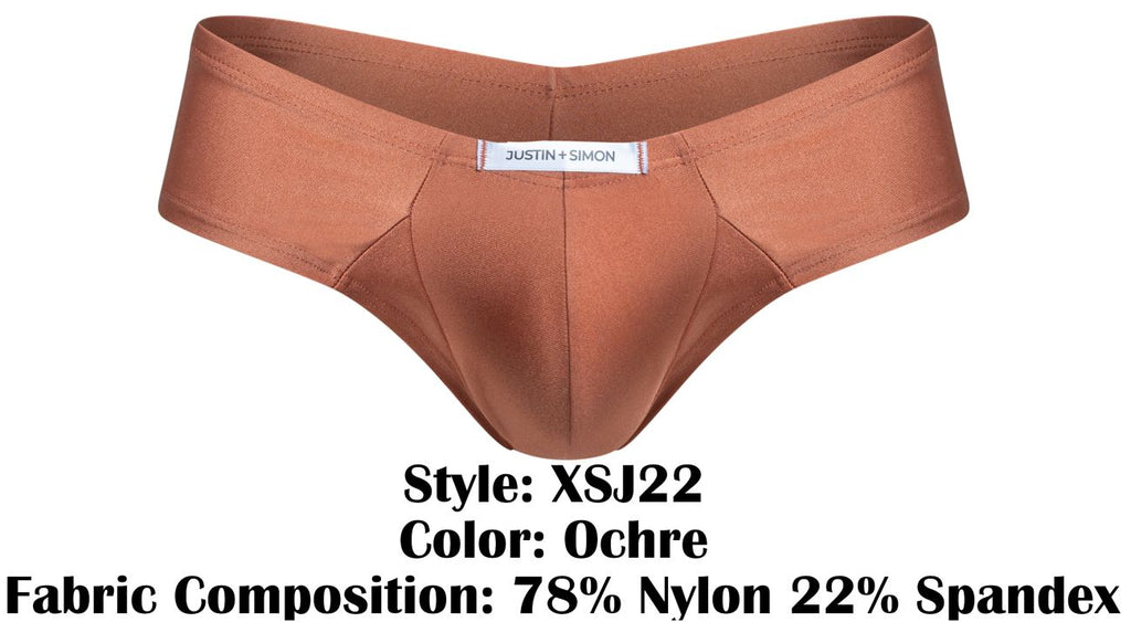 Justin + Simon Cheek Briefs - Ochre