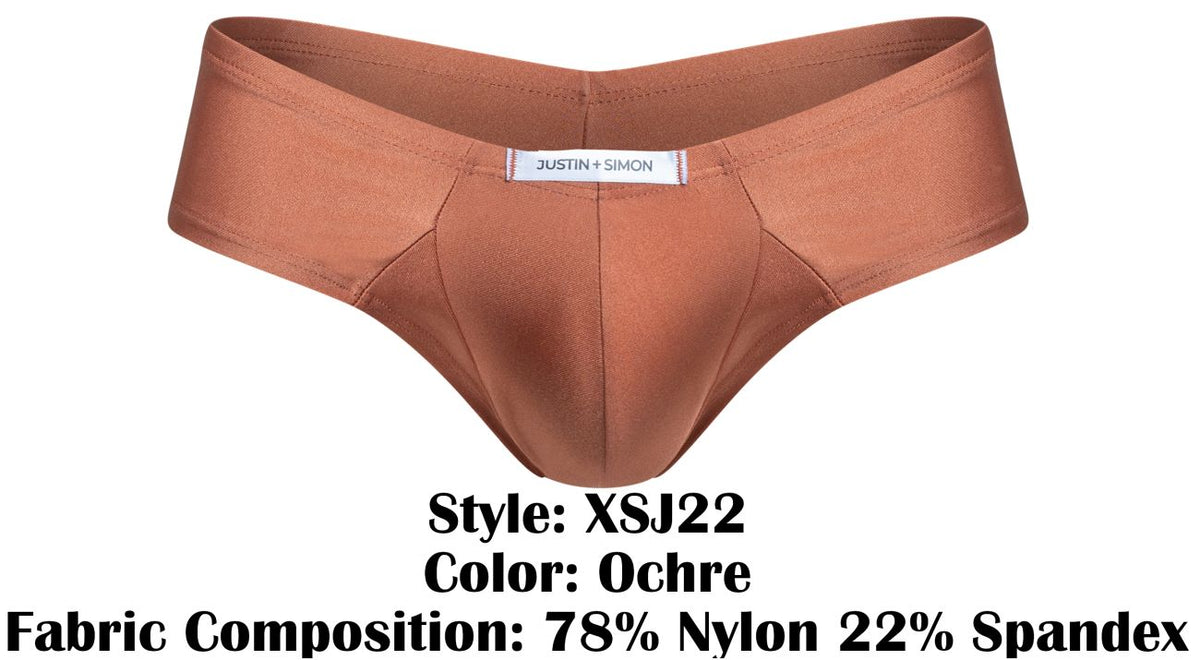 Justin + Simon Cheek Briefs - Ochre