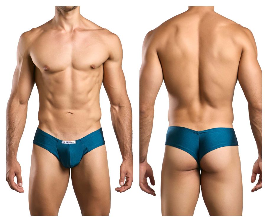 Justin + Simon Cheek Briefs - Opal Green