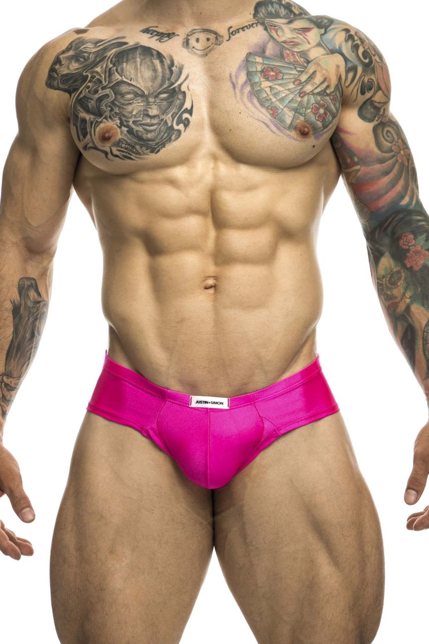 Justin + Simon Cheek Briefs - Pink