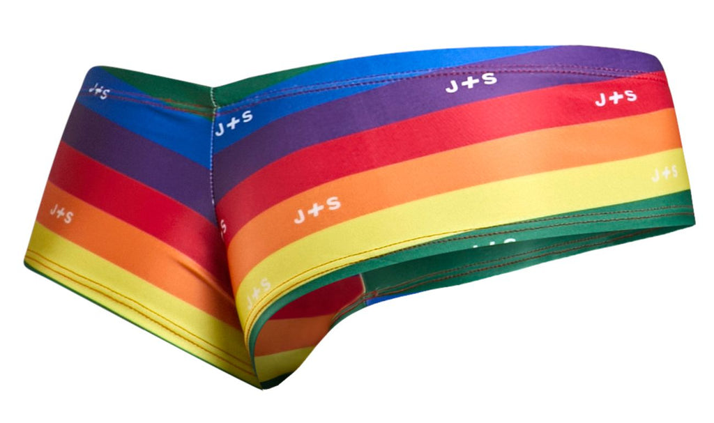 Justin + Simon Cheek Briefs - Pride Flag
