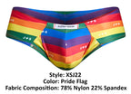 Justin + Simon Cheek Briefs - Pride Flag