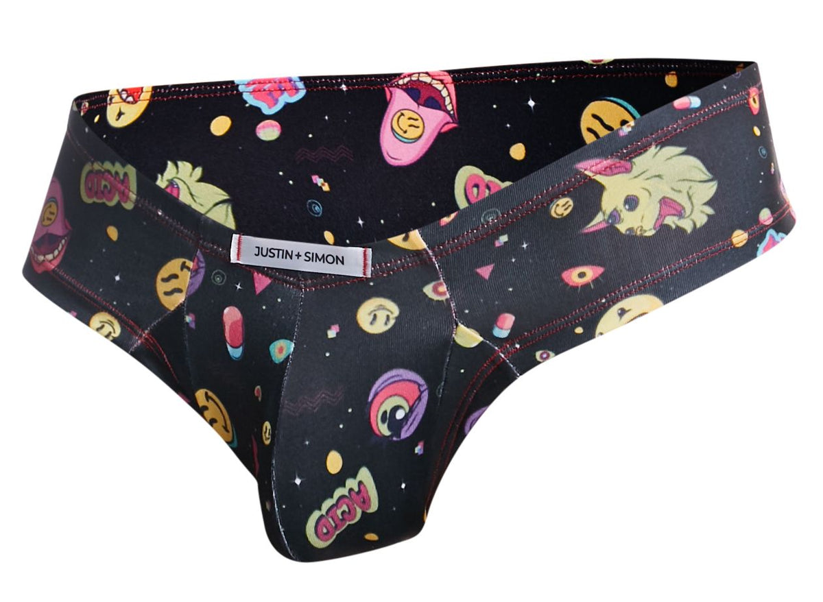 Justin + Simon Cheek Briefs - Psychedelic
