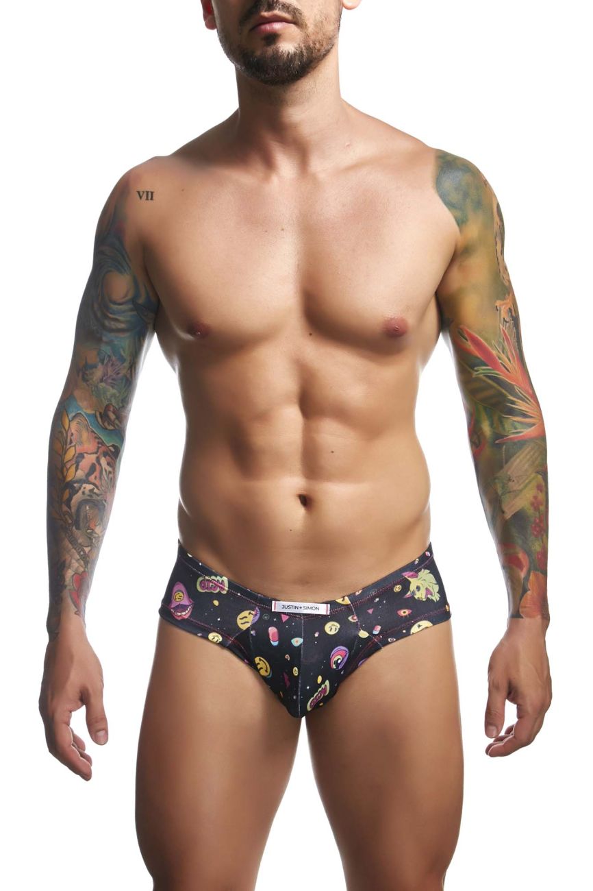Justin + Simon Cheek Briefs - Psychedelic