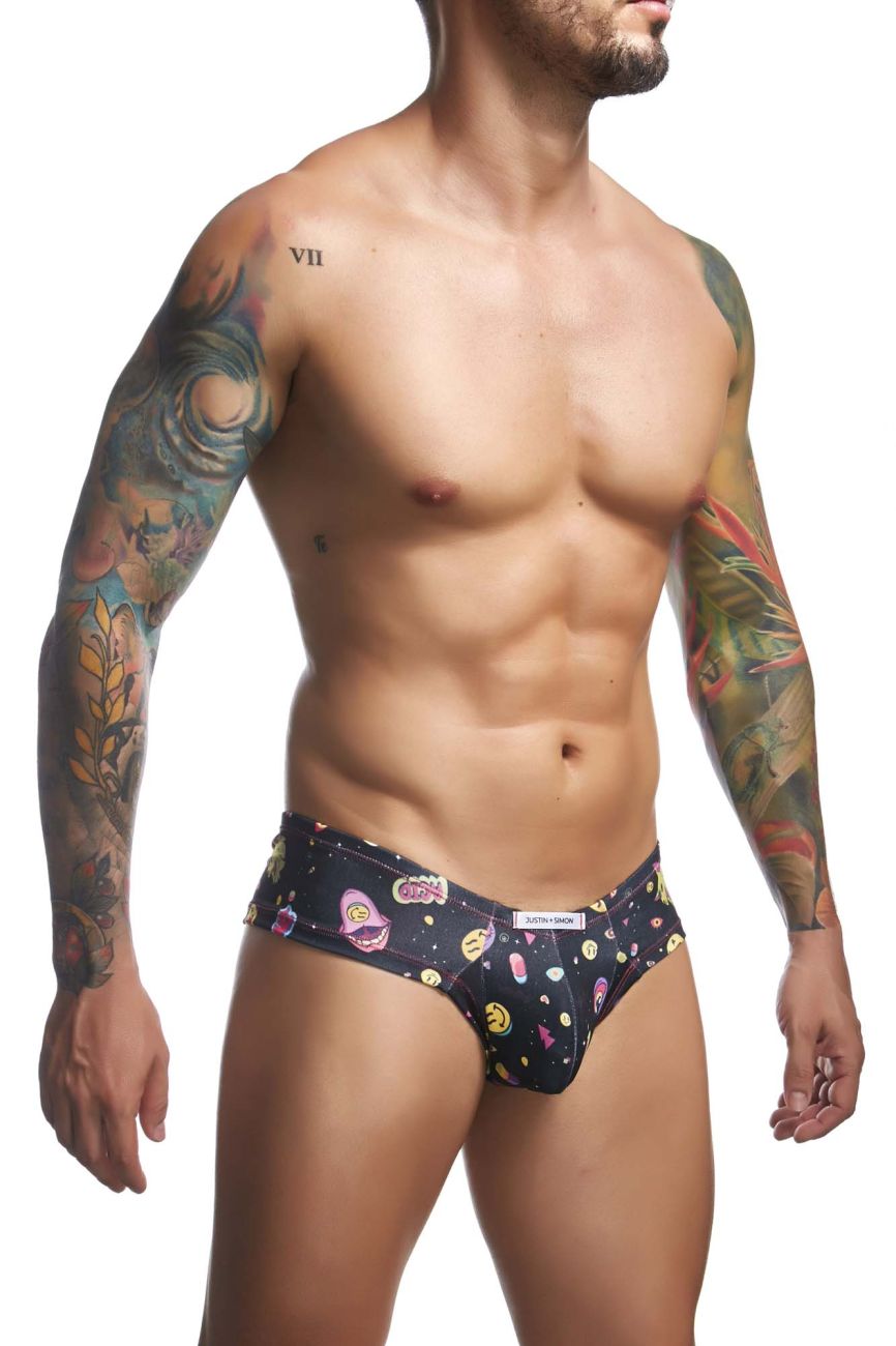 Justin + Simon Cheek Briefs - Psychedelic