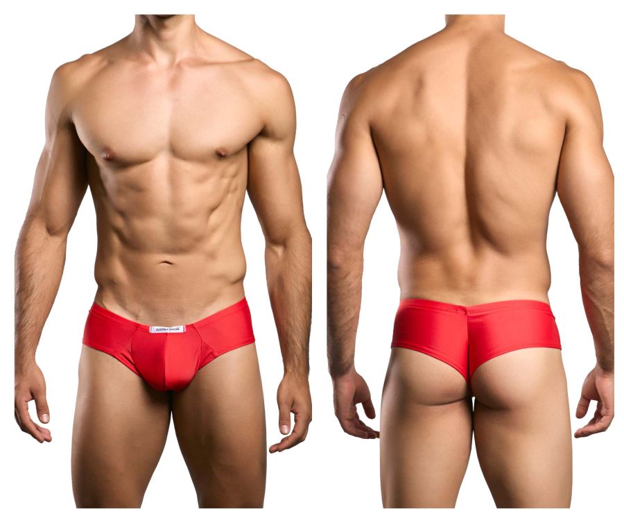 Justin + Simon Cheek Briefs - Red