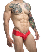 Justin + Simon Cheek Briefs - Red