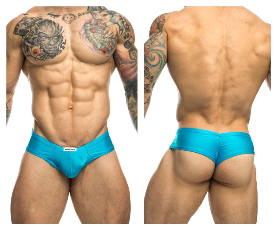 Justin + Simon Cheek Briefs - Turquoise