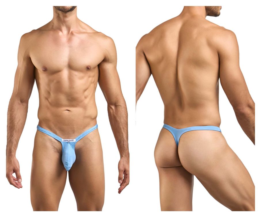 Justin + Simon Bulge Thongs - Baby Blue