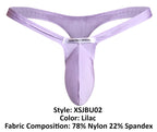 Justin + Simon Bulge Thongs - Lilac