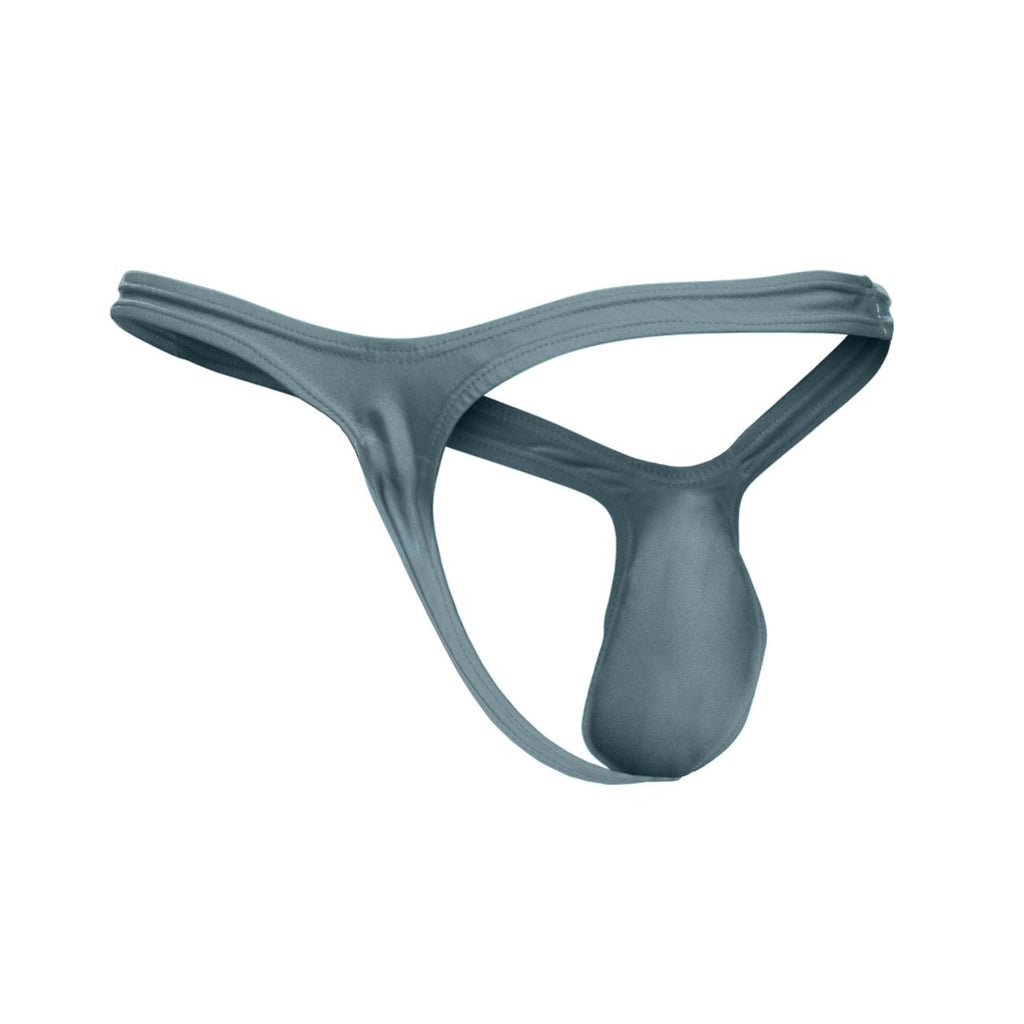 Justin + Simon Bulge Thongs - Metal Green