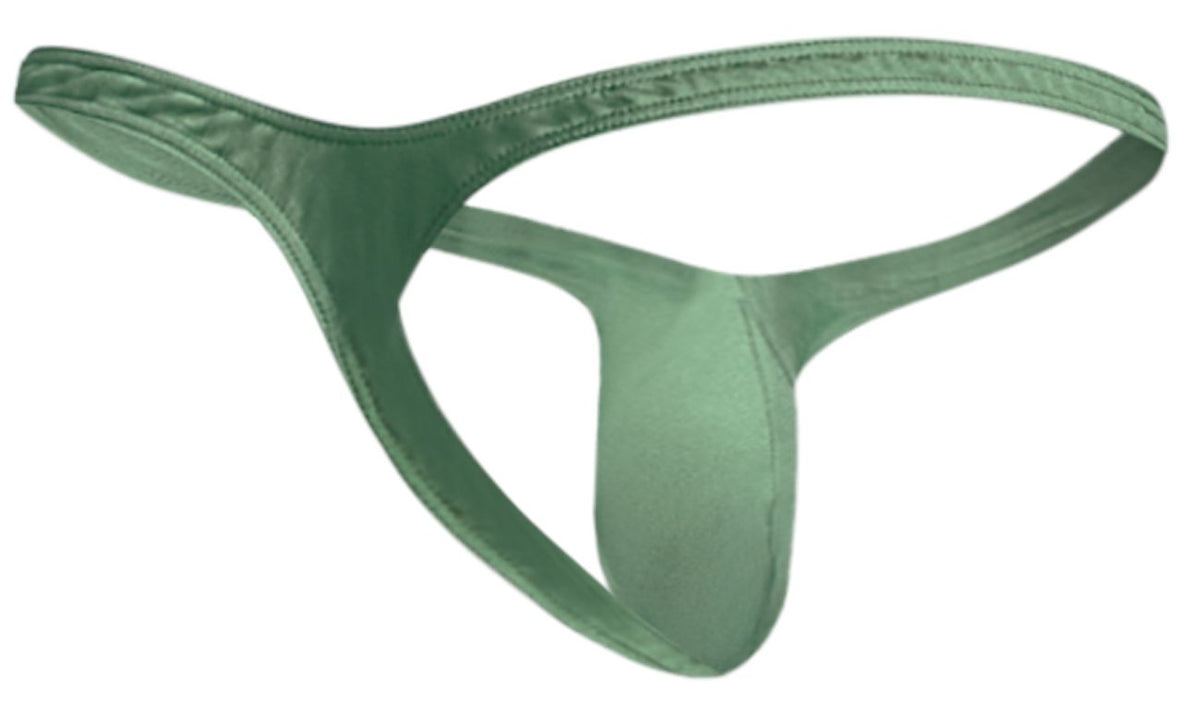 Justin + Simon Bulge Thongs - New Green