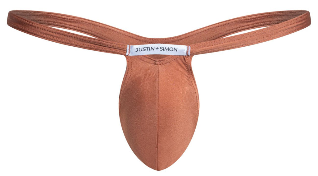 Justin + Simon Bulge Thongs - Ochre