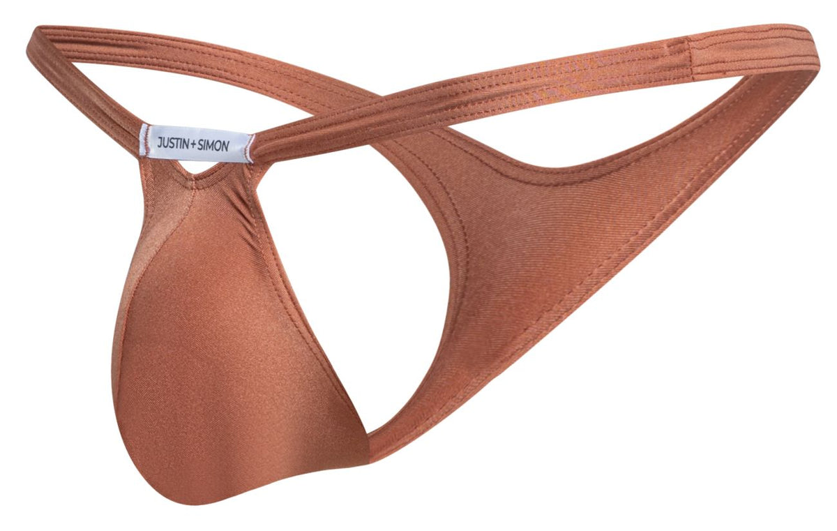 Justin + Simon Bulge Thongs - Ochre