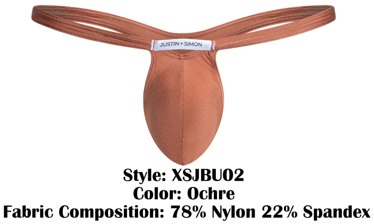 Justin + Simon Bulge Thongs - Ochre
