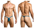 Justin + Simon Bulge Thongs - Opal Green