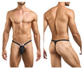 Justin + Simon Bulge Thongs - Peach Black