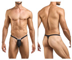 Justin + Simon Bulge Thongs - Peach Black