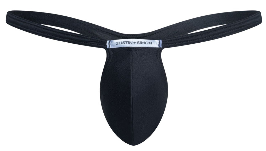 Justin + Simon Bulge Thongs - Peach Black