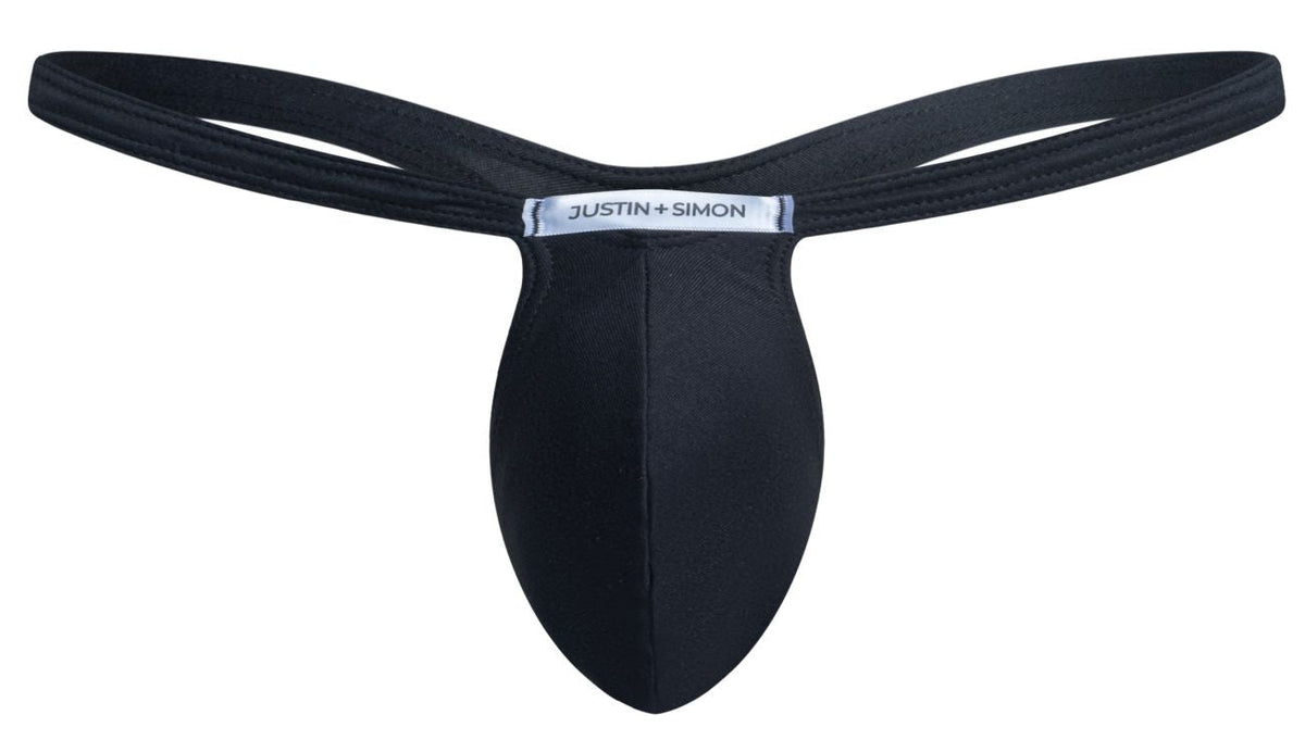 Justin + Simon Bulge Thongs - Peach Black