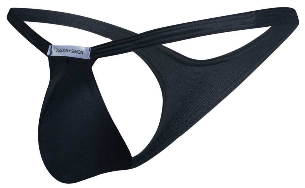 Justin + Simon Bulge Thongs - Peach Black