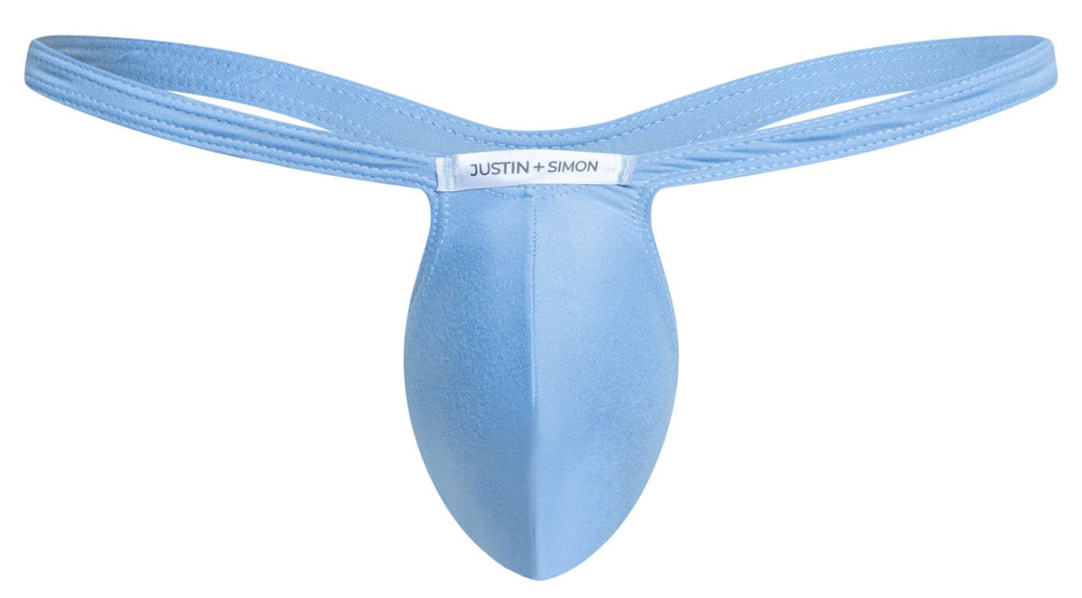 Justin + Simon Bulge Thongs - Peach Blue