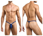 Justin + Simon Bulge Thongs - Peach Navy