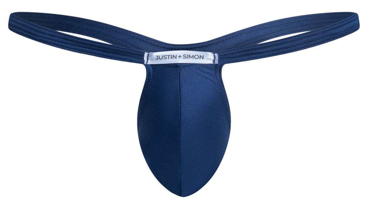 Justin + Simon Bulge Thongs - Peach Navy