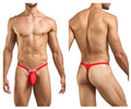 Justin + Simon Bulge Thongs - Peach Red