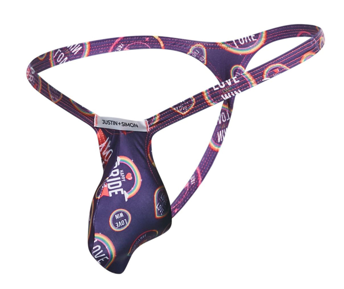 Justin + Simon Bulge Thongs - Pride