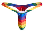 Justin + Simon Bulge Thongs - Pride Flag